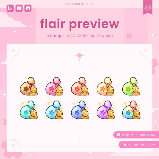 Animal Crossing Bell Bag Sub Badges & Flair