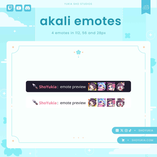 League of Legends Akali Emotes