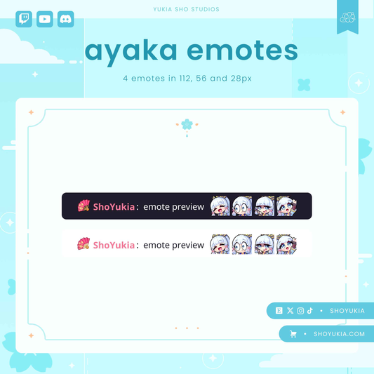 Genshin Impact Ayaka Emotes