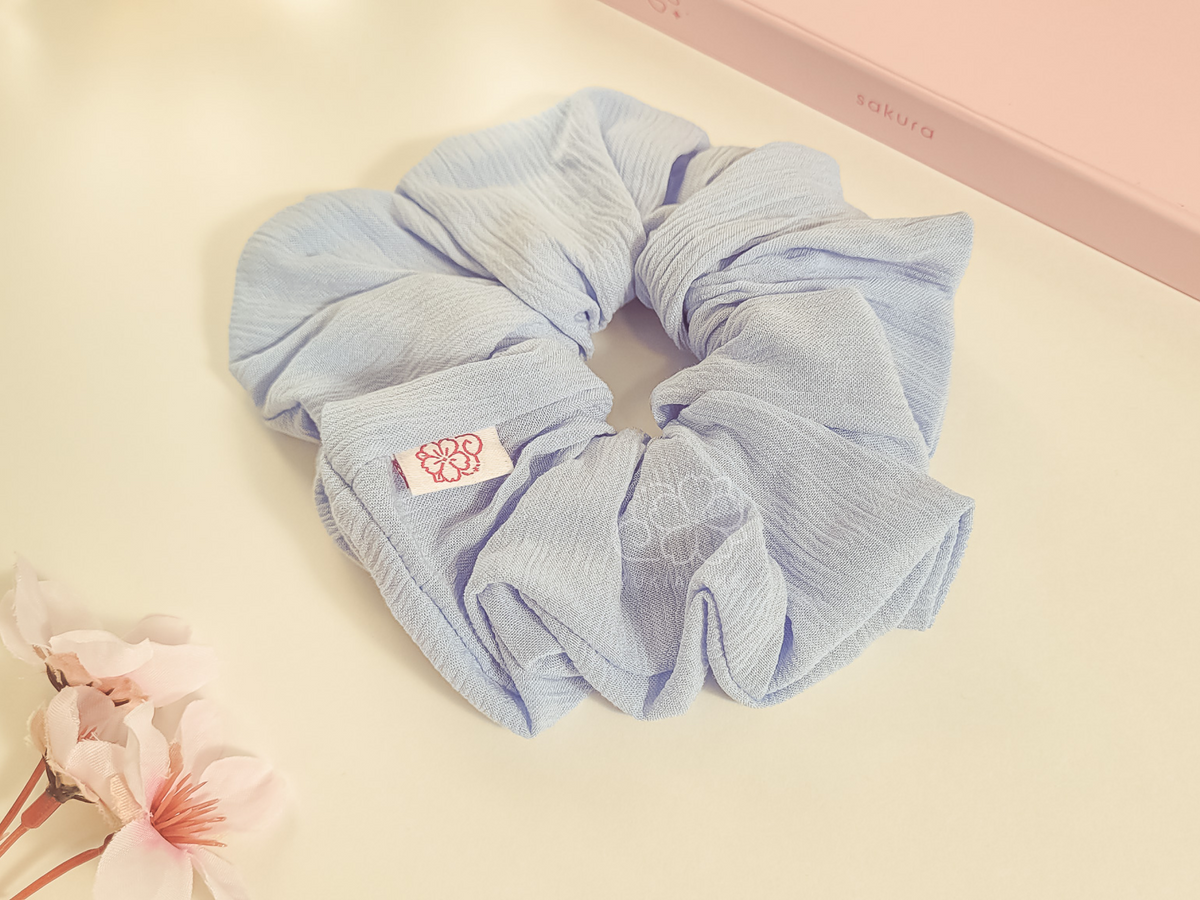 Azure Fluffy XXL Scrunchie