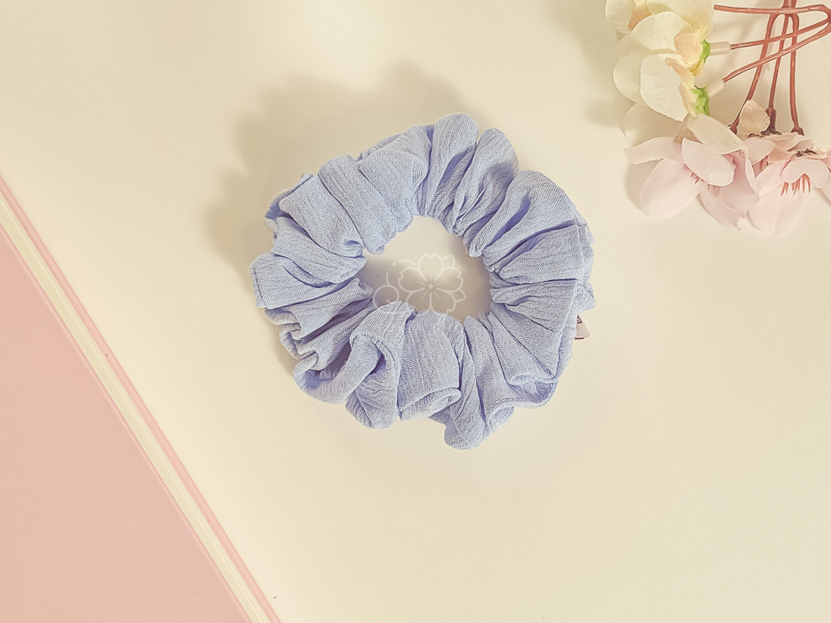 Azure Mini Scrunchie
