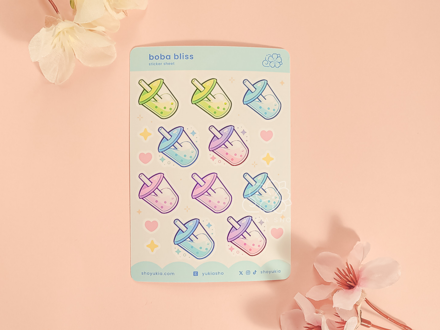 Boba Mini Sticker Sheet