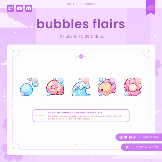Bubbles Twitch Badge Flair