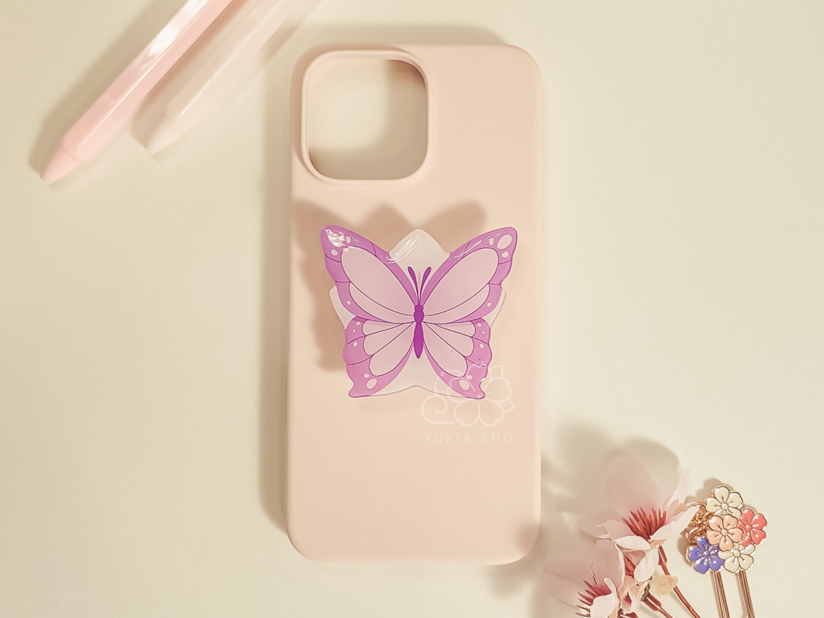 Butterfly Acrylic Phone Grip