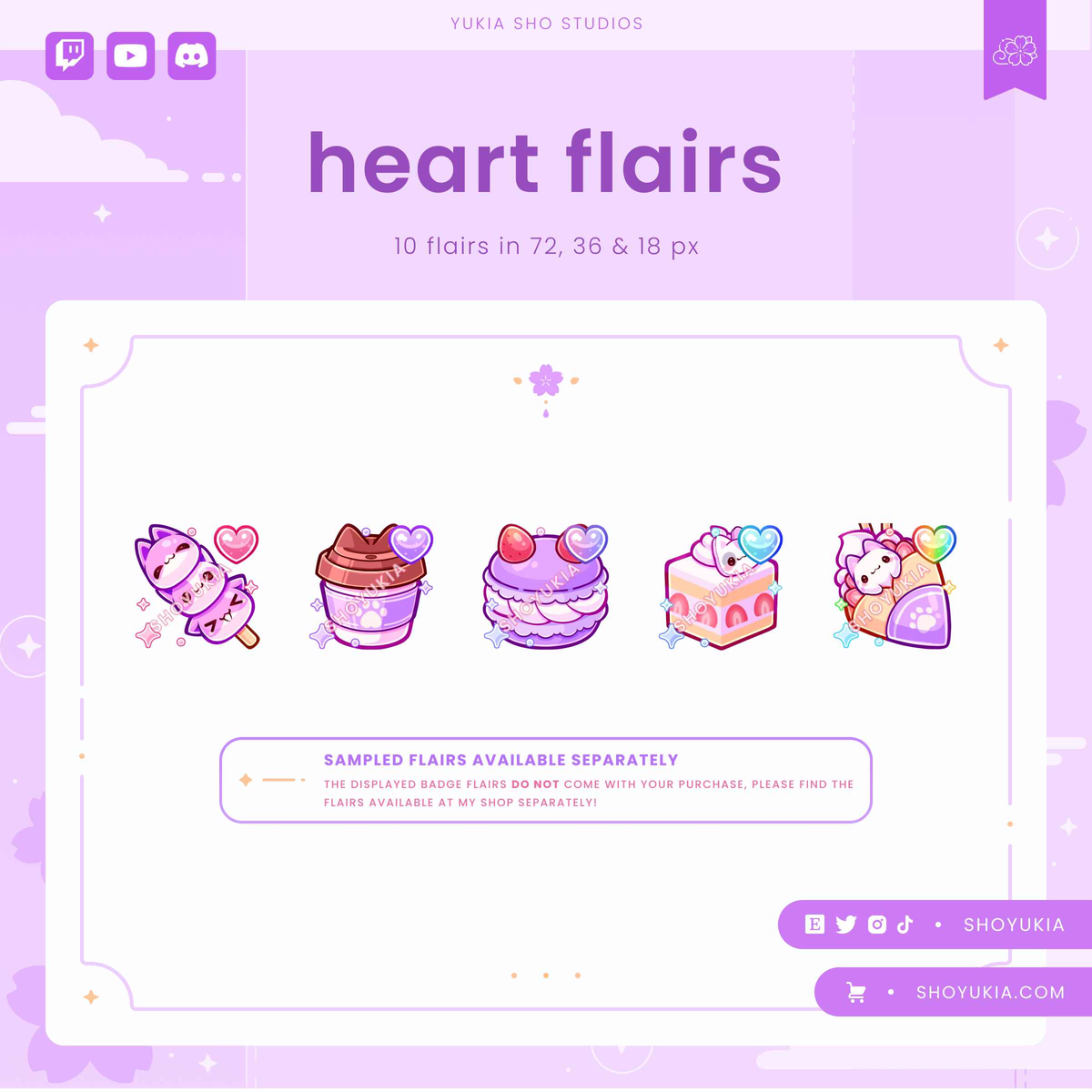 Cat Cafe Sub Badges