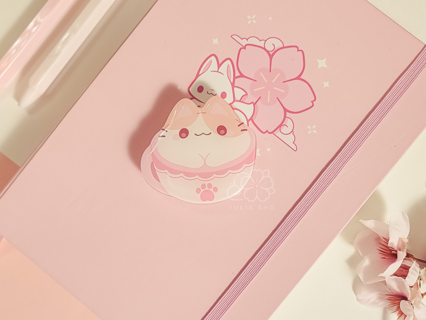 Catpuccino Acrylic Phone Grip