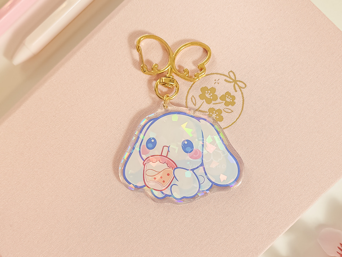 Kawaii Cinna Sip Acrylic Keychain Charm