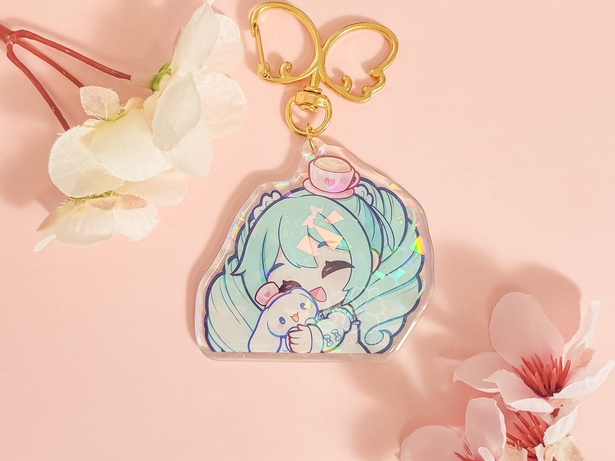 Cinna x Miku Acrylic Keychain Charm