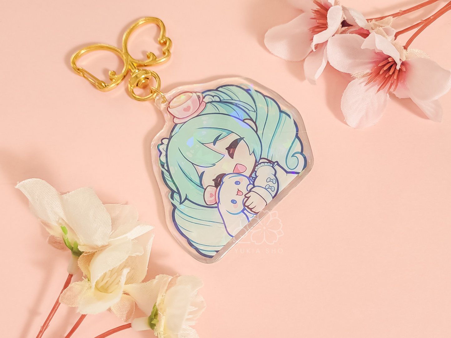 Cinna x Miku Acrylic Keychain Charm