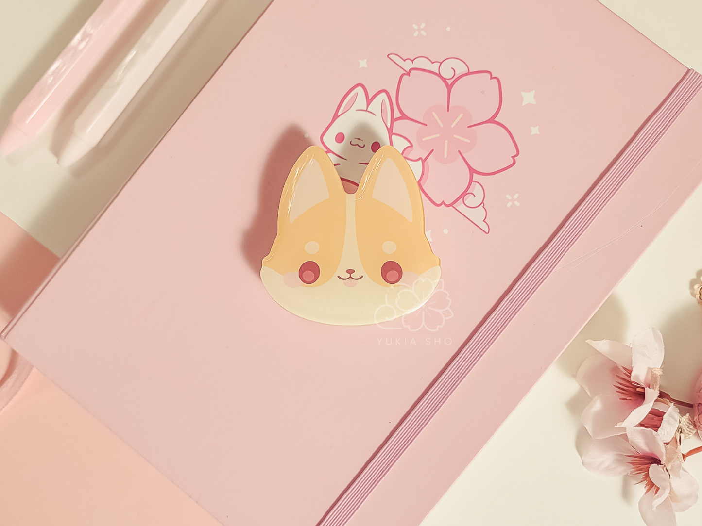 Corgi Acrylic Phone Grip