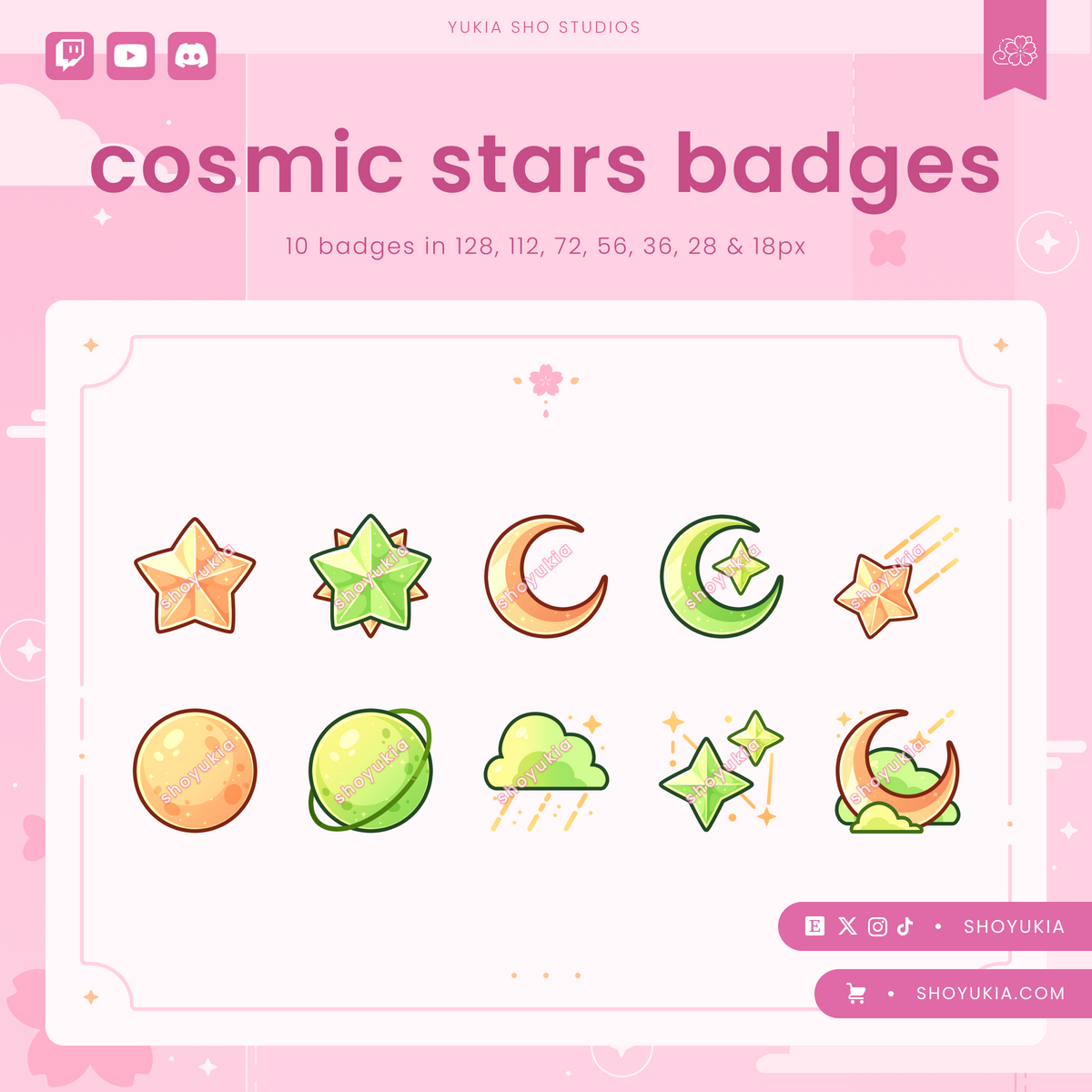 Cosmic Stars Sub Badges