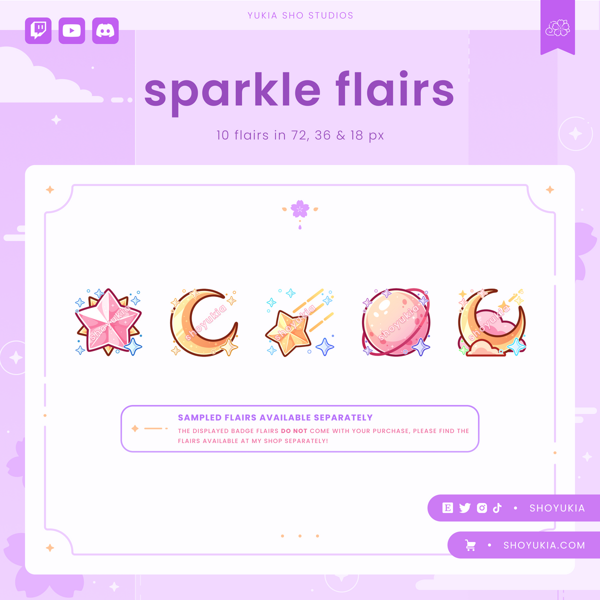 Cosmic Stars Sub Badges