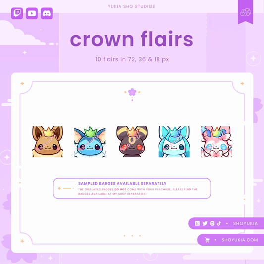 Crown Twitch Badge Flair (STRAIGHT)