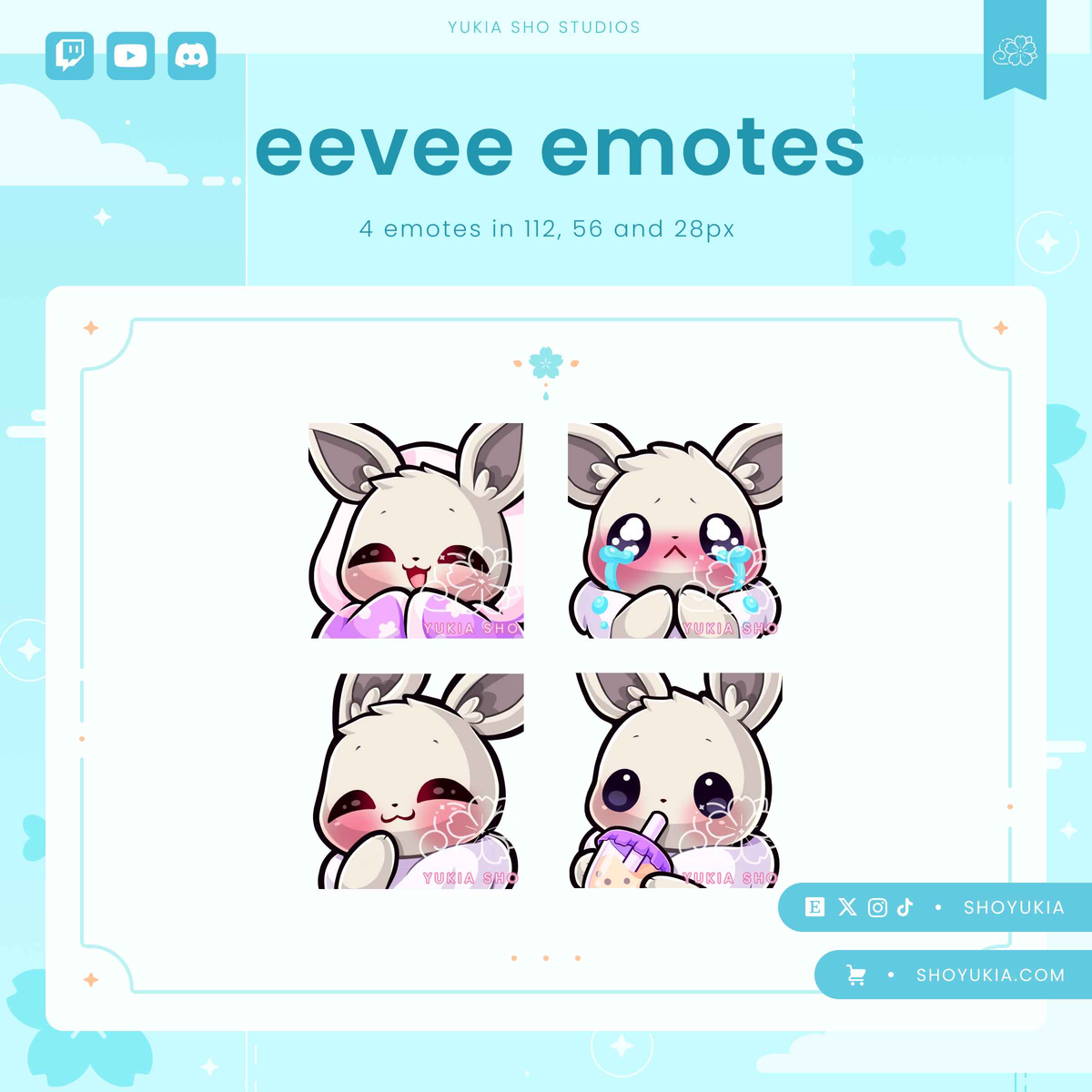 PKMN Eevee Emotes