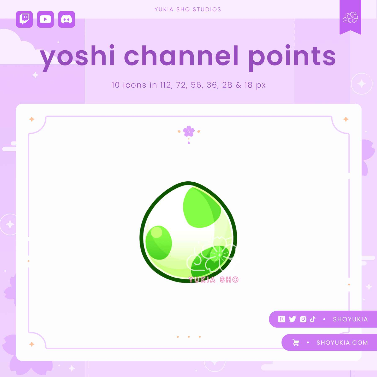 Yoshi Egg Channel Points for Twitch