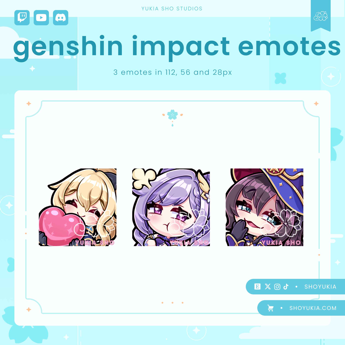 Genshin Impact Standard 5-Star Emotes