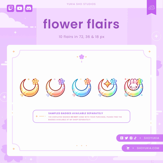 Flower Twitch Badge Flair