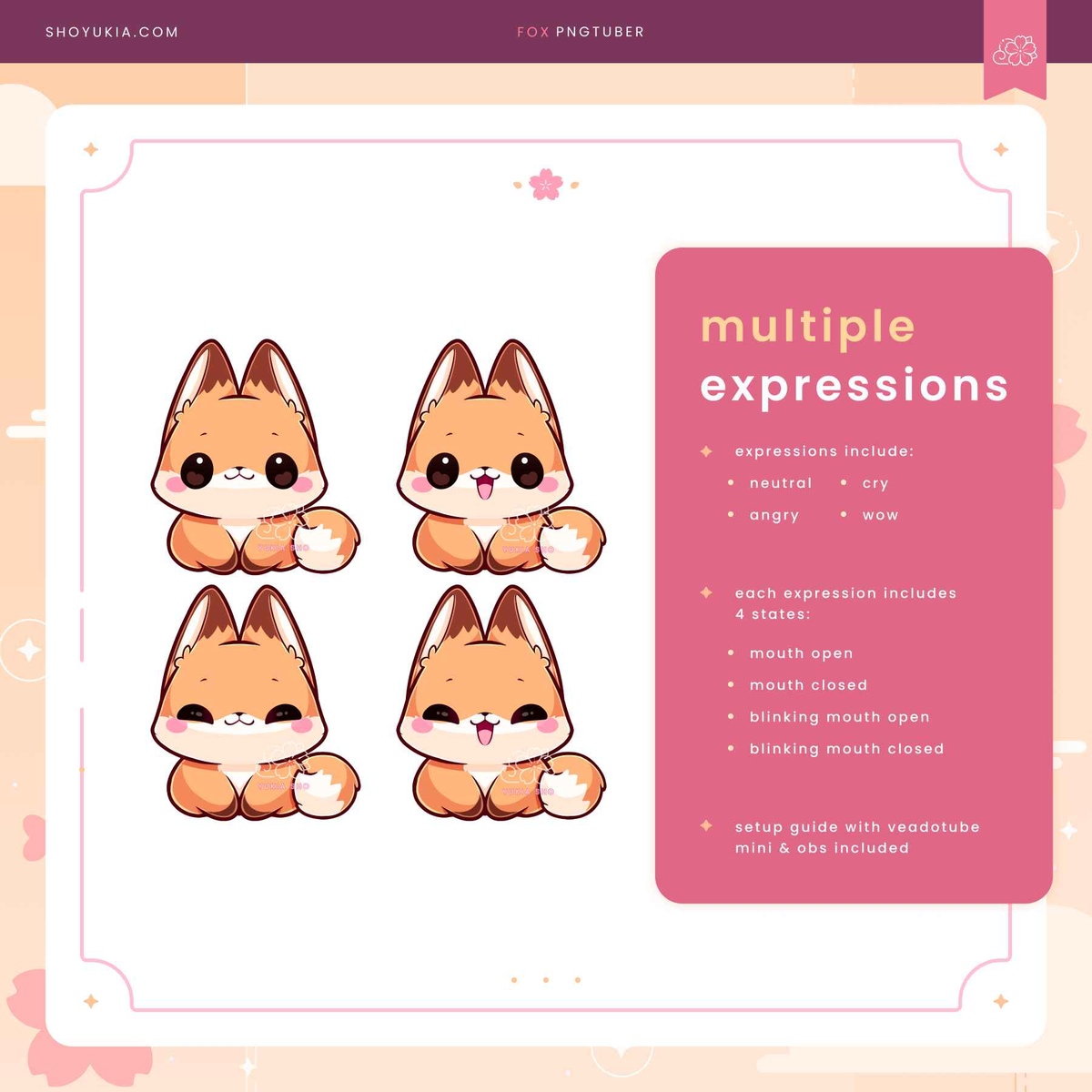 Fox Chibi PNGTuber