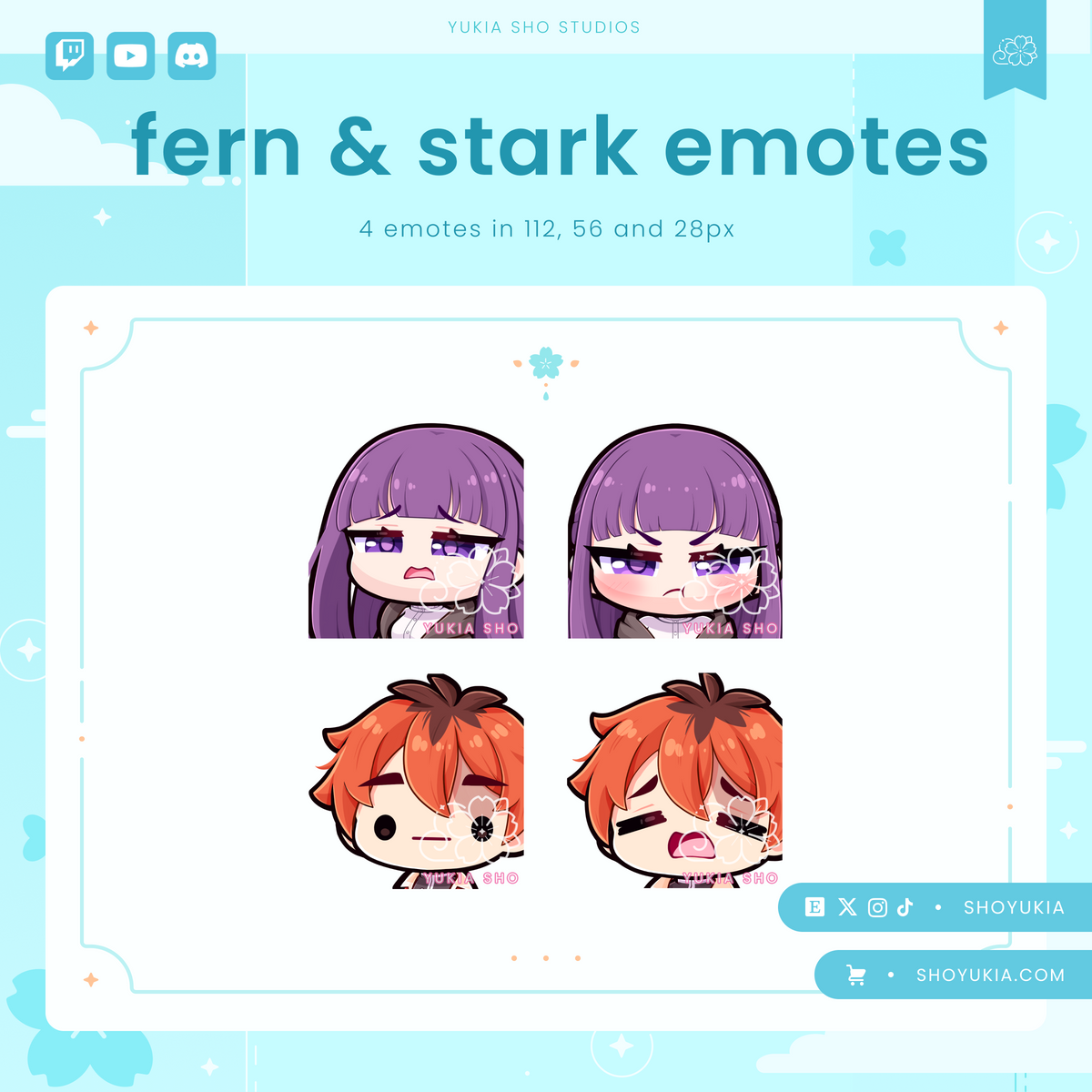 Frie Fern & Stark Emotes
