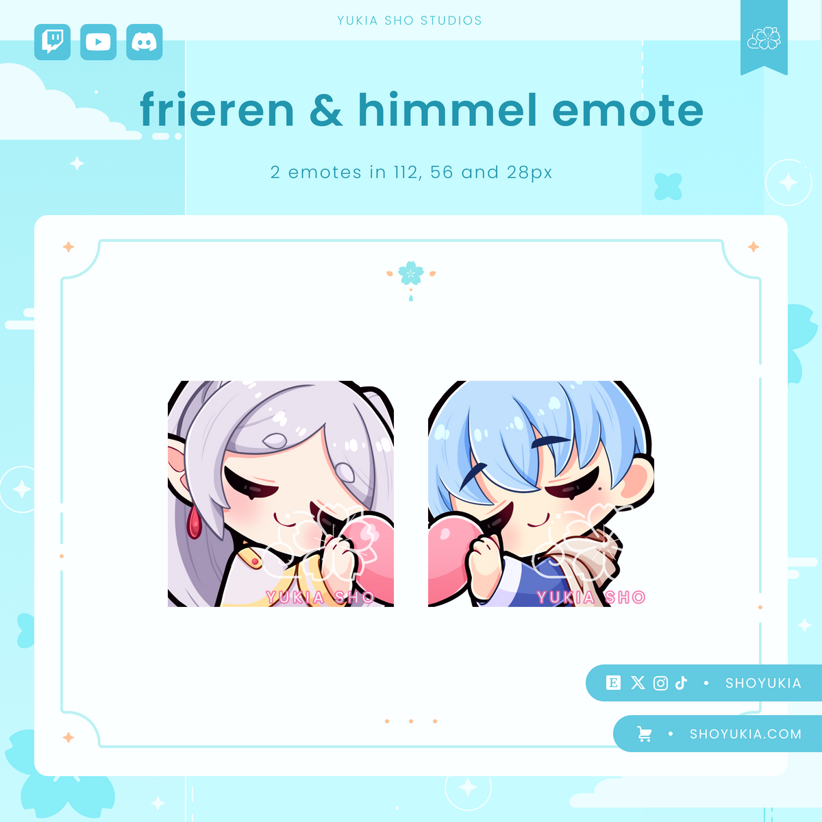 Frie & Himm Heart Emotes