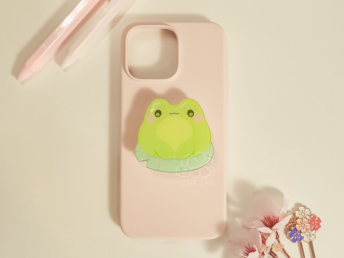 Frog Acrylic Phone Grip