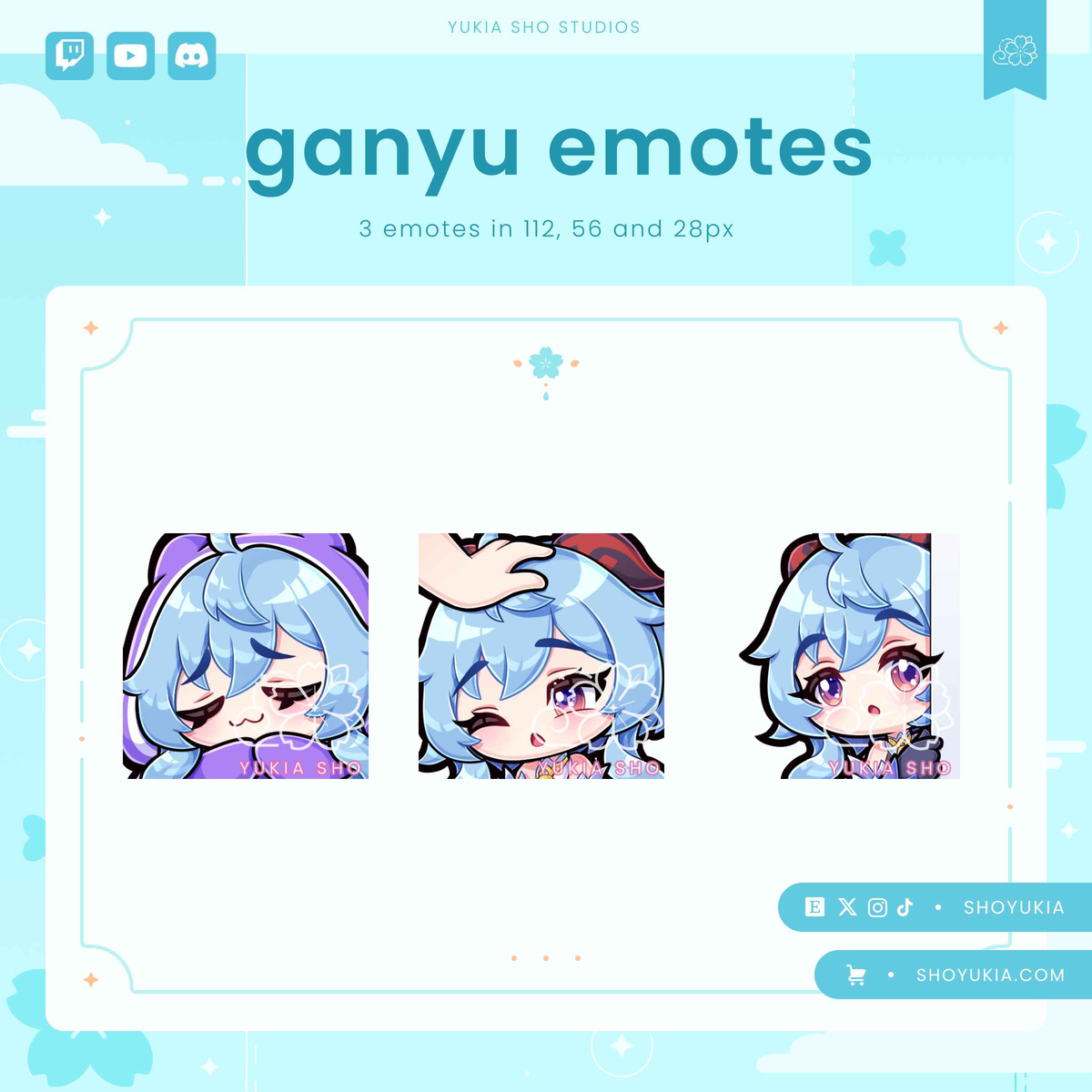 Genshin Impact Ganyu Emotes