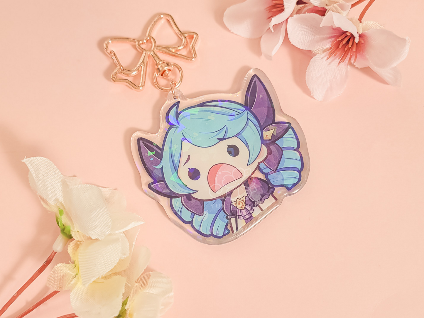 LoL Gwen Acrylic Keychain Charm