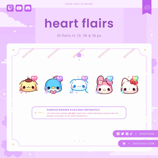 Heart Twitch Badge Flair