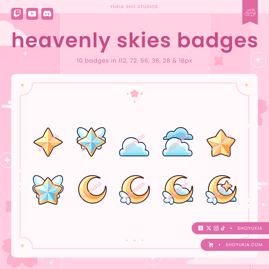 Heavenly Skies Sub Badges