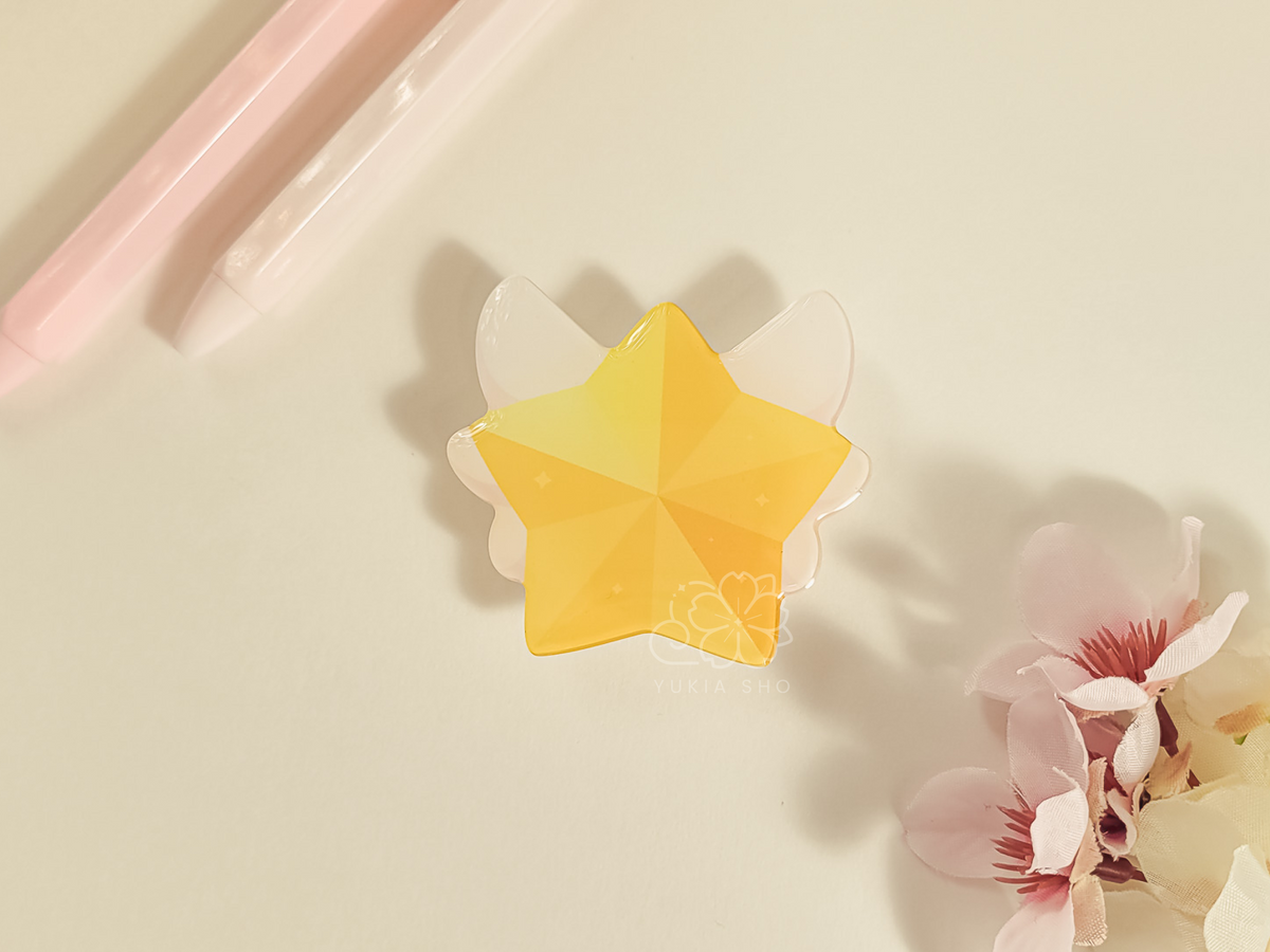 Angelic Star Acrylic Phone Grip