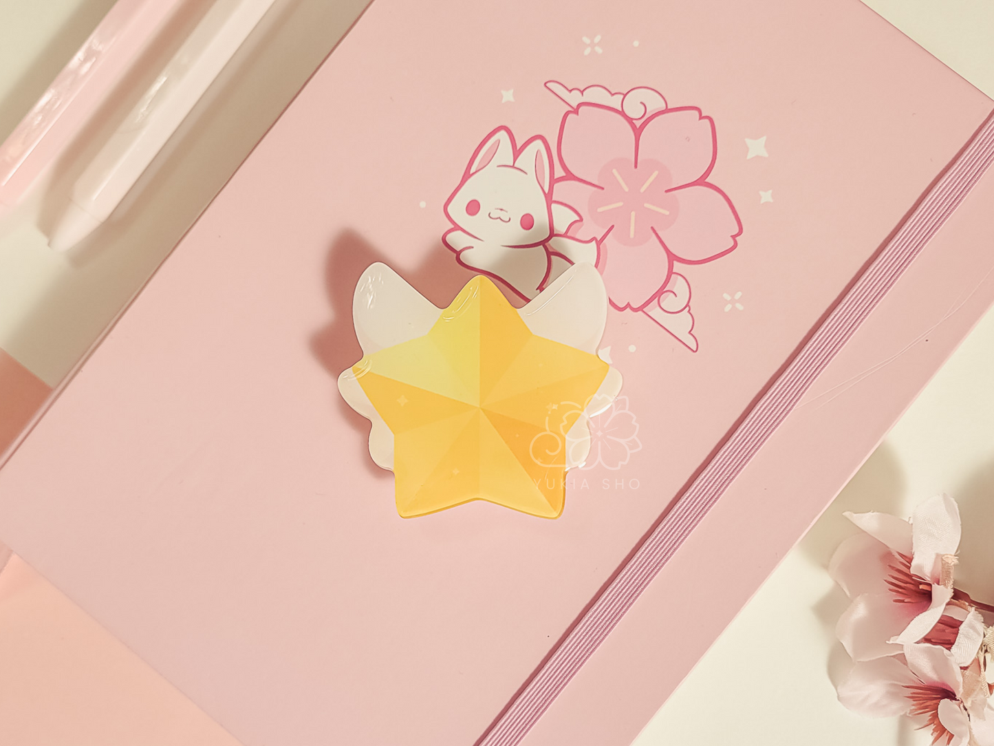 Angelic Star Acrylic Phone Grip
