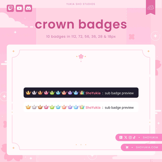 KH Crown Sub Badges
