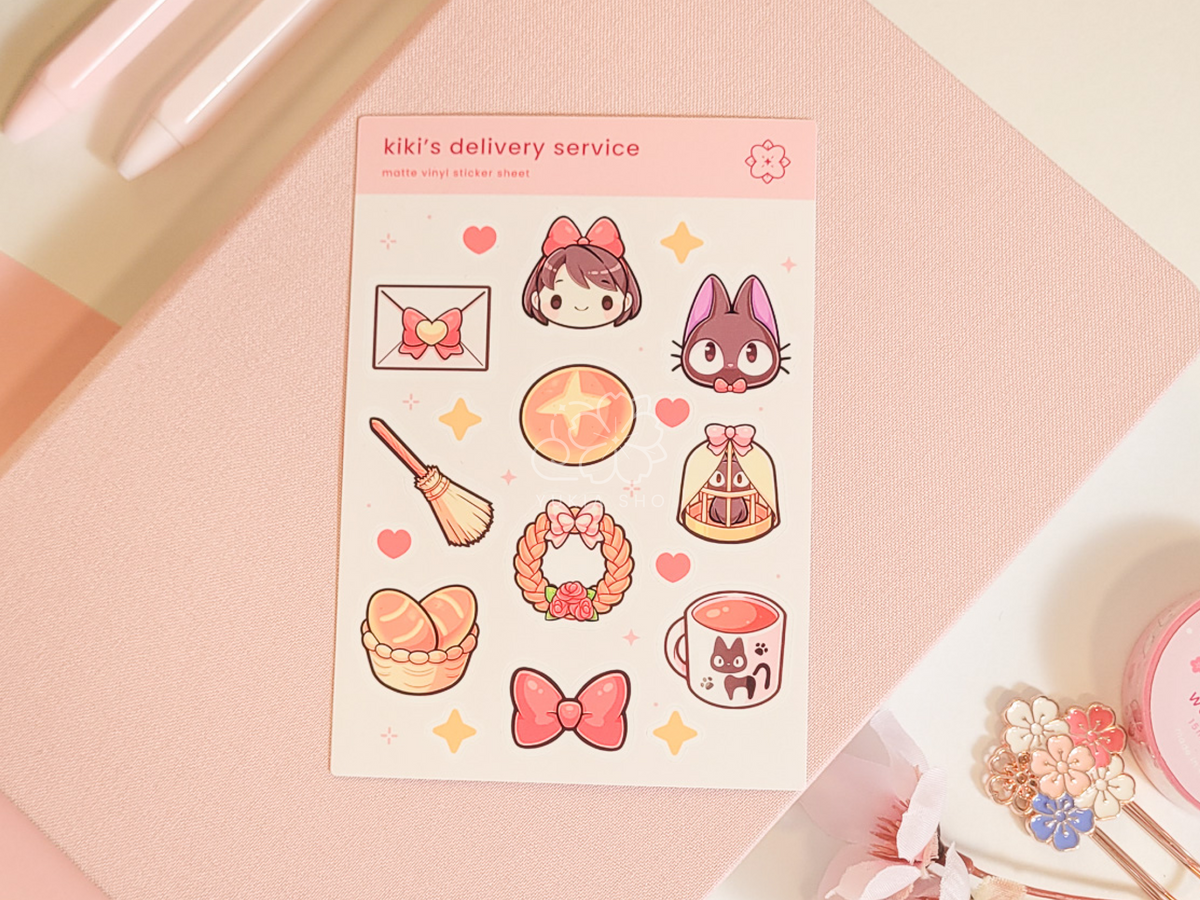 K delivery Mini Sticker Sheet