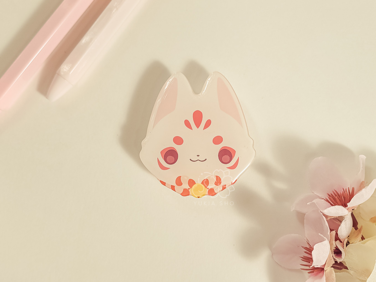 Kitsune Acrylic Phone Grip
