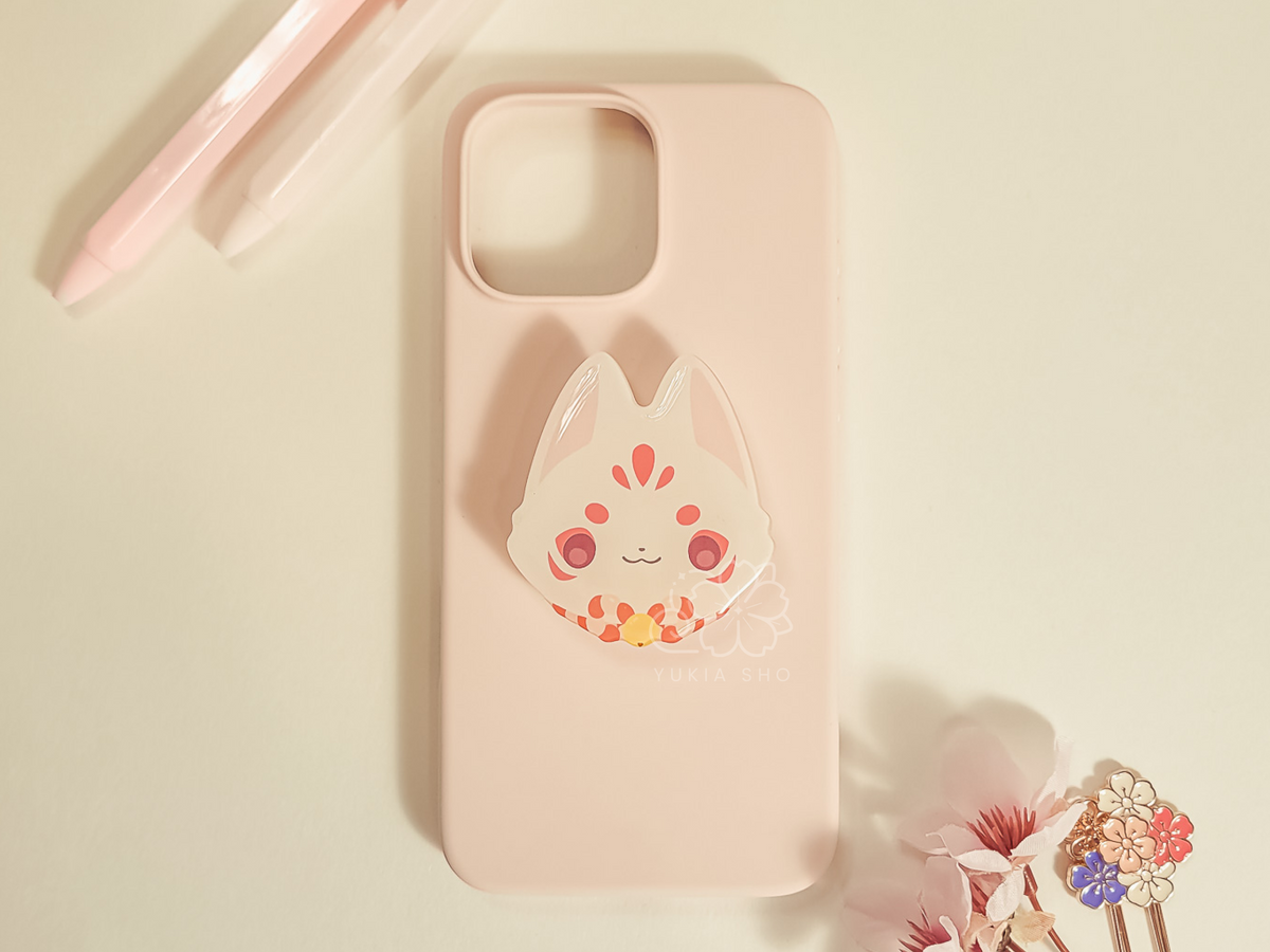 Kitsune Acrylic Phone Grip