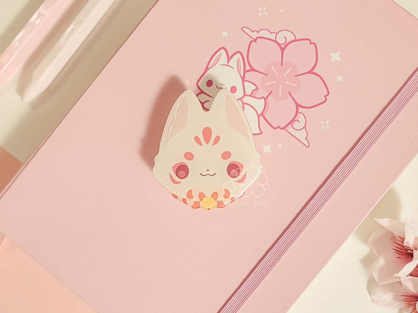 Kitsune Acrylic Phone Grip