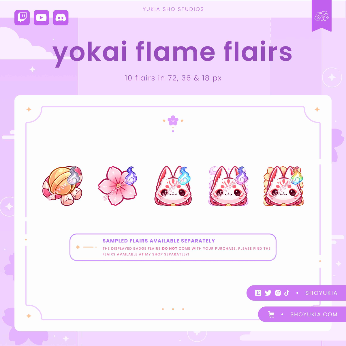 Kitsune Shrine Sub Badges