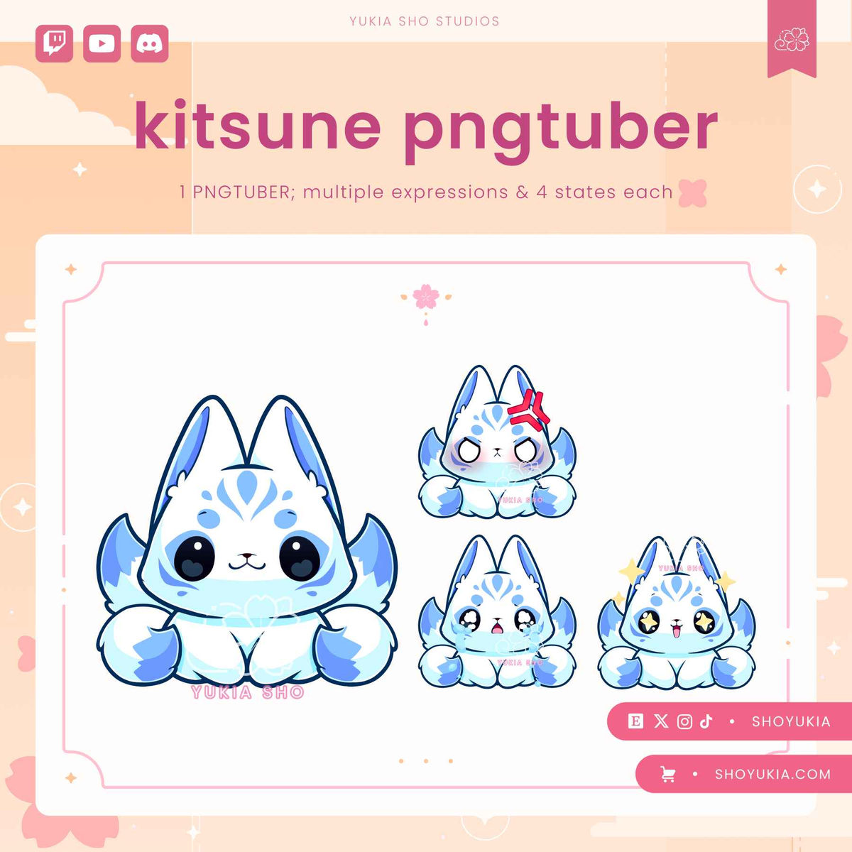 Kitsune Chibi PNGTuber
