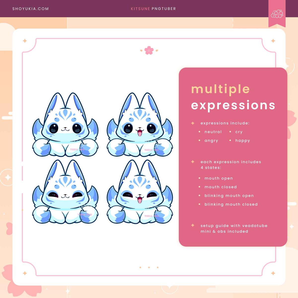 Kitsune Chibi PNGTuber