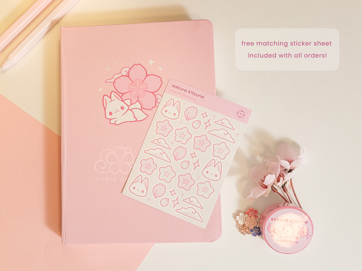 sakura kitsune A5 bullet journal
