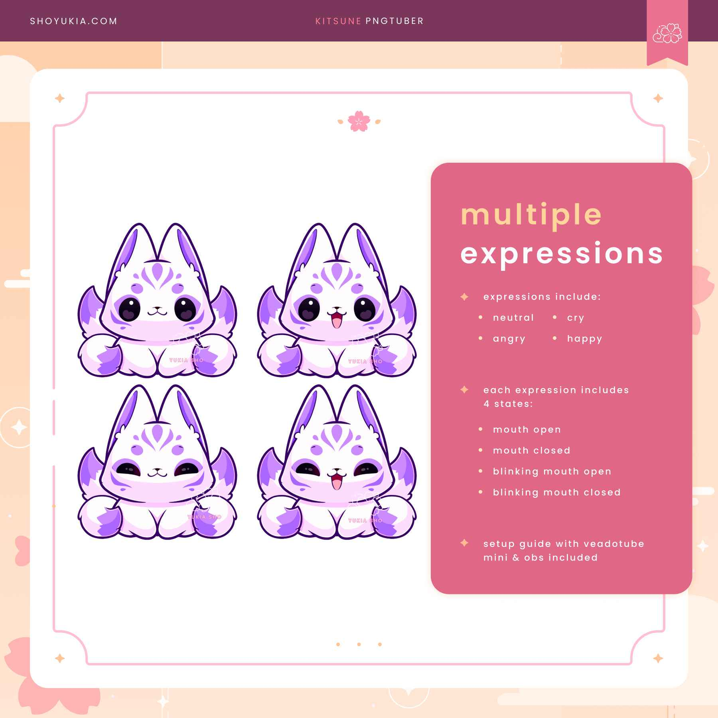 Kitsune Chibi PNGTuber