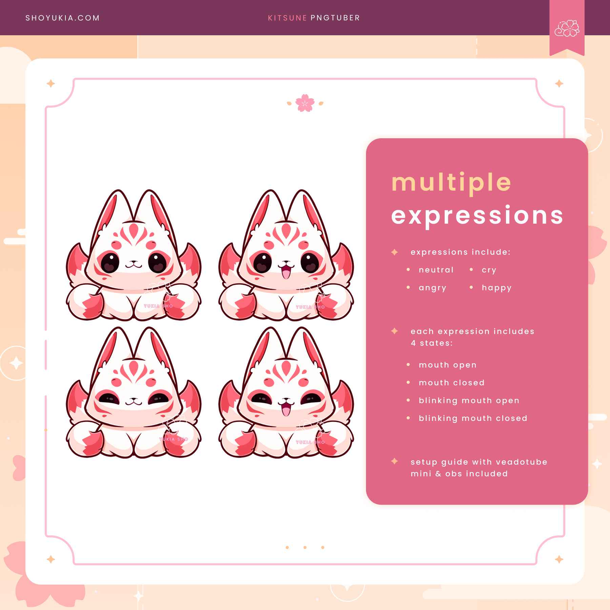 Kitsune Chibi PNGTuber