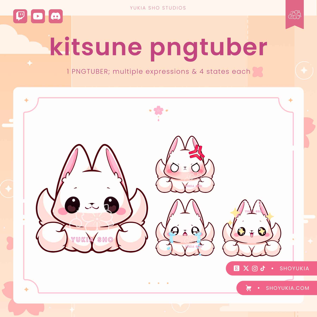 Kitsune Chibi PNGTuber