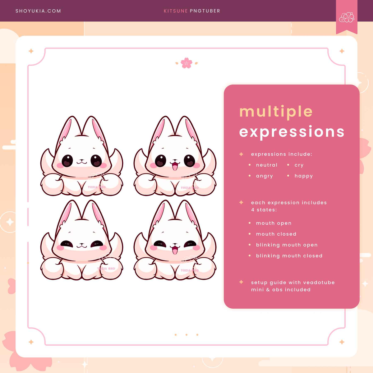 Kitsune Chibi PNGTuber