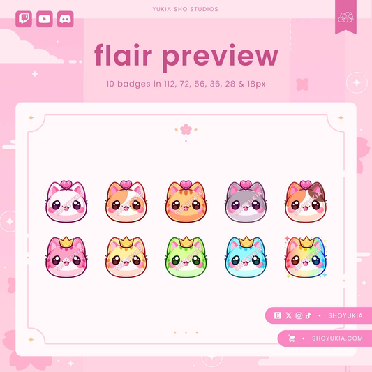 Kitten Sub Badges & Flair