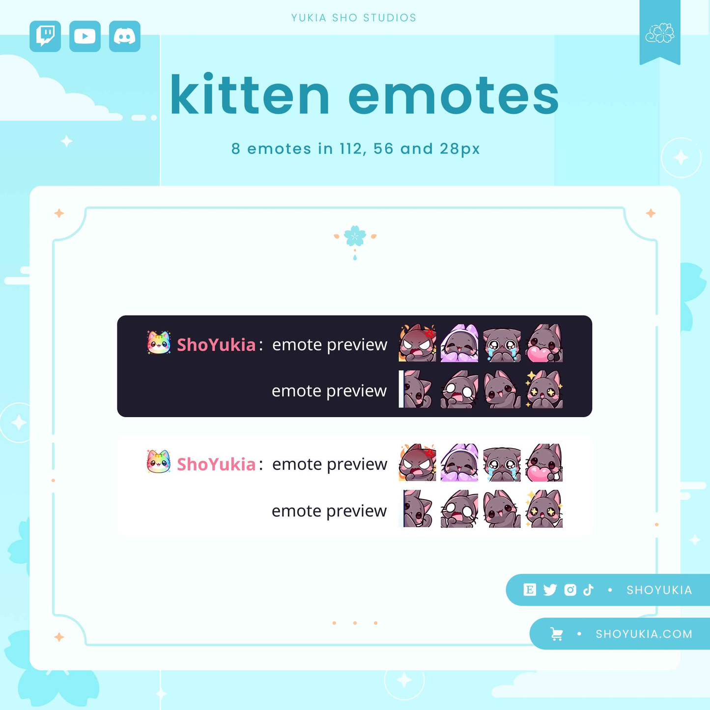 Kitten Emotes