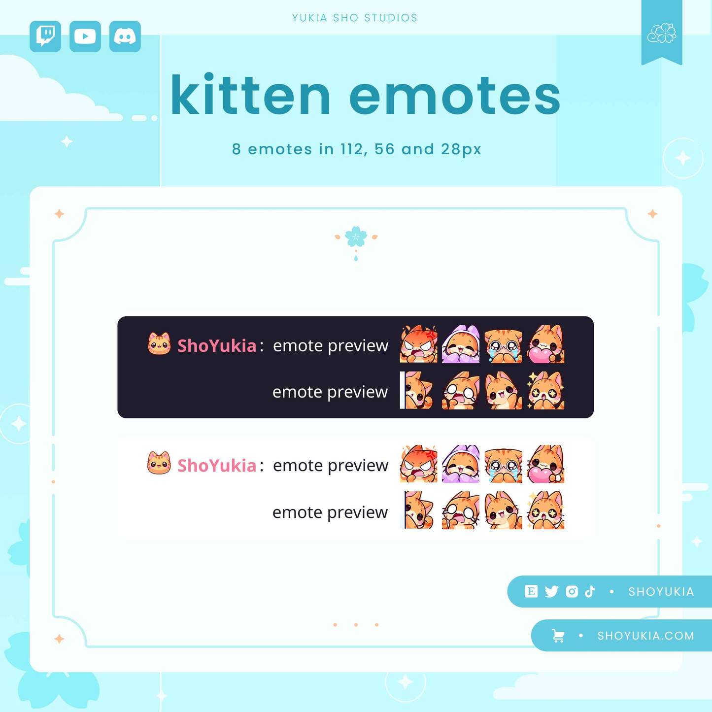 Kitten Emotes