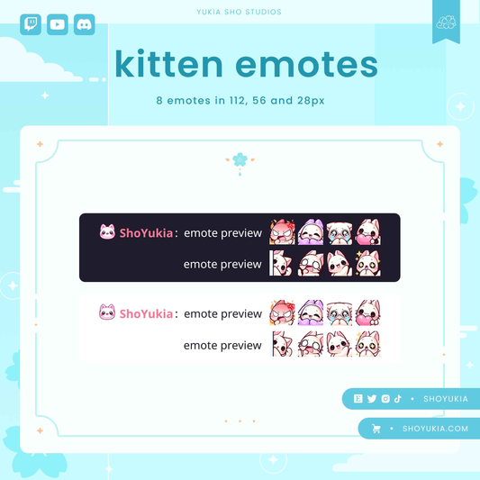 Kitten Emotes