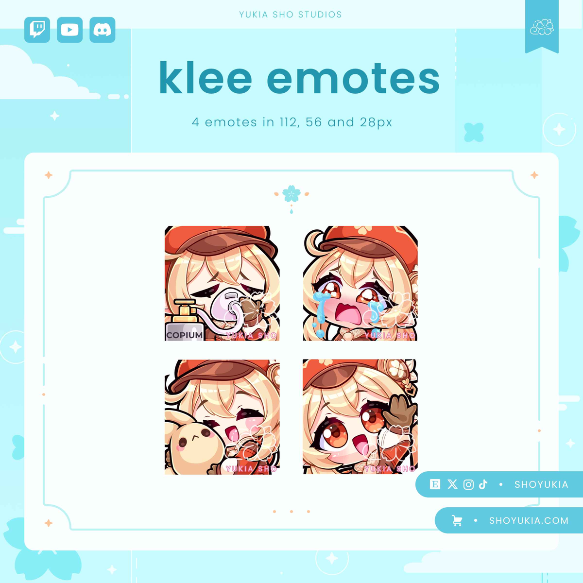 Genshin Impact Klee Emotes