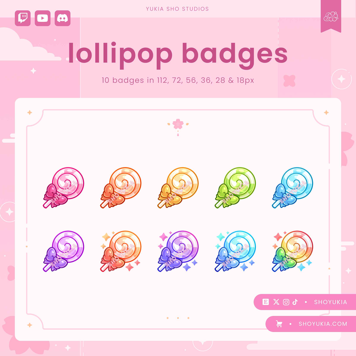 Lollipop Sub Badges